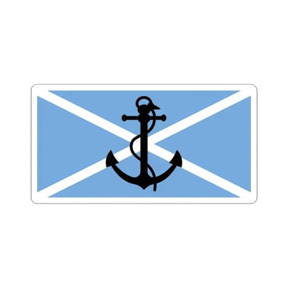 House flag of the Argentine Shipping Lines Company ELMA (Argentina) STICKER Vinyl Kiss-Cut Decal 3 Inch White - The Sticker Space