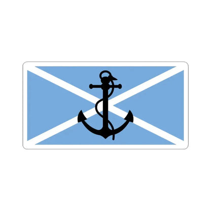 House flag of the Argentine Shipping Lines Company ELMA (Argentina) STICKER Vinyl Kiss-Cut Decal 6 Inch White - The Sticker Space