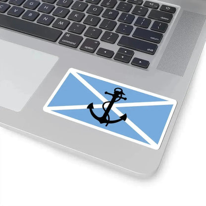 House flag of the Argentine Shipping Lines Company ELMA (Argentina) STICKER Vinyl Kiss-Cut Decal - The Sticker Space