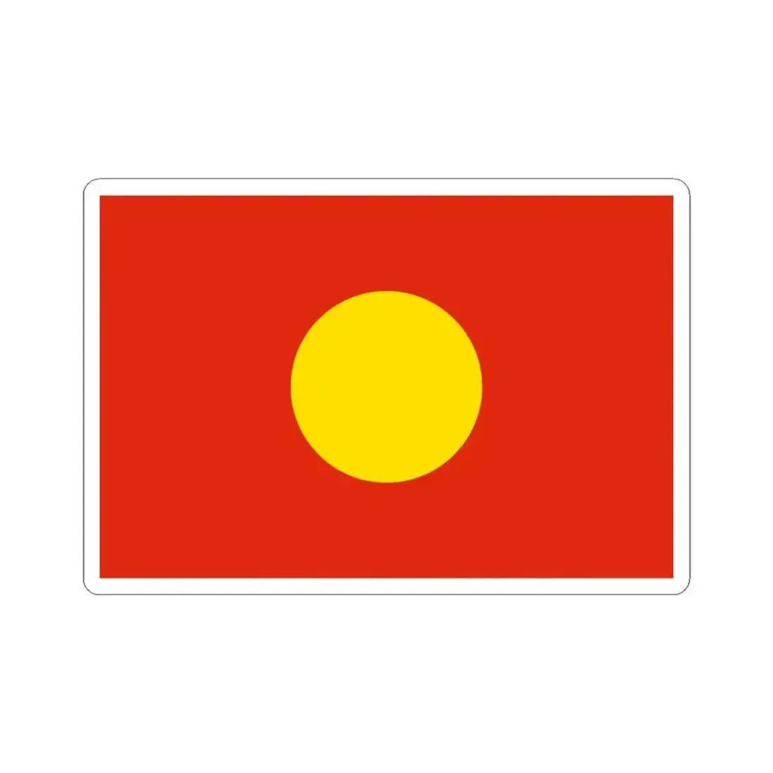 House Flag of the China Merchants Group 1873 - 1942 (China) STICKER Vinyl Kiss-Cut Decal 3 Inch White - The Sticker Space