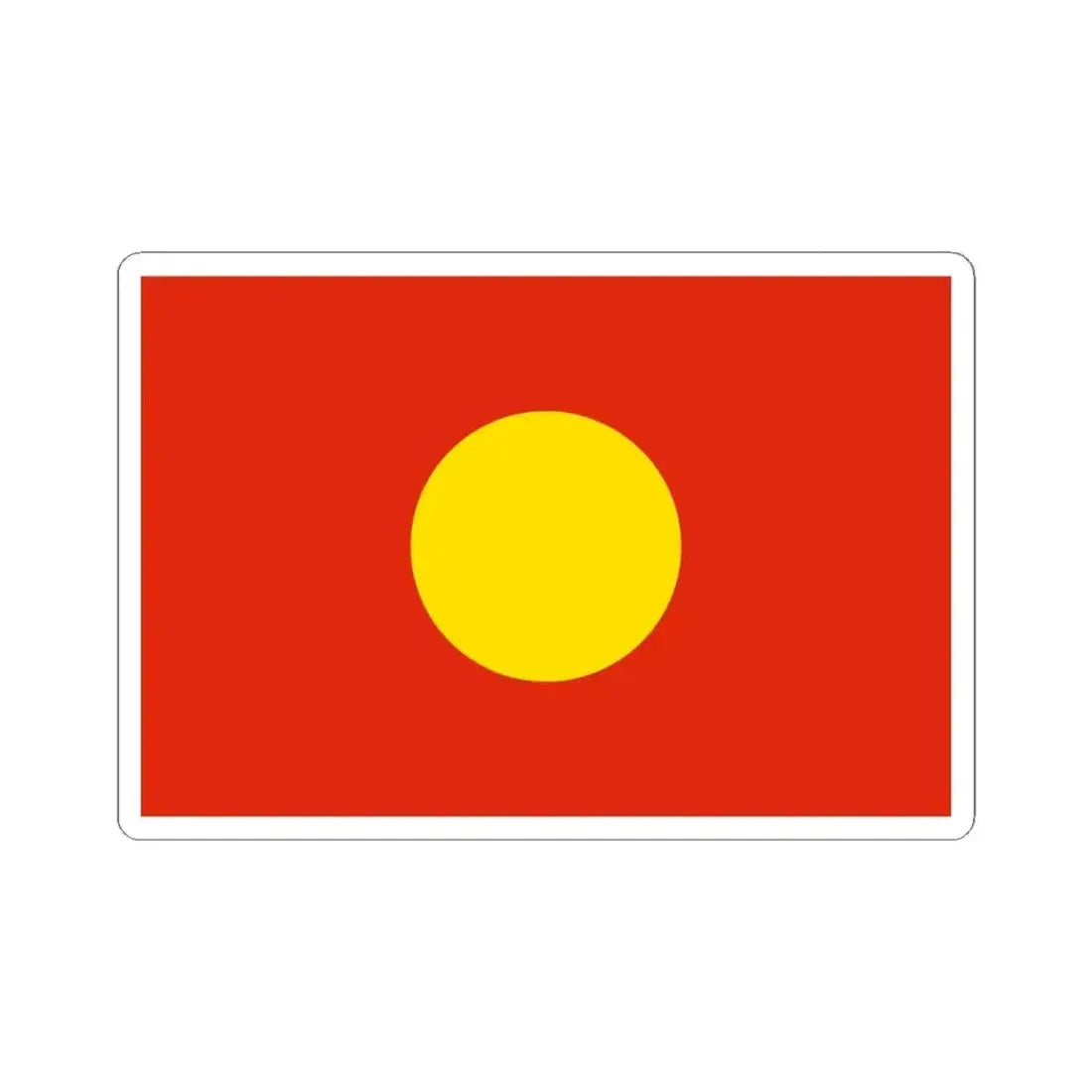 House Flag of the China Merchants Group 1873 - 1942 (China) STICKER Vinyl Kiss-Cut Decal 4 Inch White - The Sticker Space