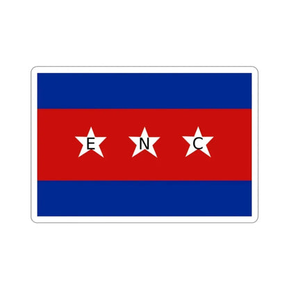 House Flag of the Cuban Shipping Company (ENC) STICKER Vinyl Die-Cut Decal 2 Inch - The Sticker Space