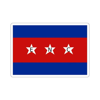 House Flag of the Cuban Shipping Company (ENC) STICKER Vinyl Die-Cut Decal - The Sticker Space
