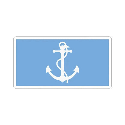 House flag of the State Merchant Fleet Argentina (Argentina) STICKER Vinyl Kiss-Cut Decal 2 Inch White - The Sticker Space