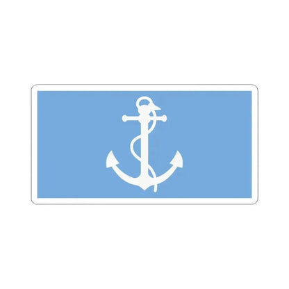 House flag of the State Merchant Fleet Argentina (Argentina) STICKER Vinyl Kiss-Cut Decal 3 Inch White - The Sticker Space