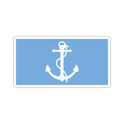 House flag of the State Merchant Fleet Argentina (Argentina) STICKER Vinyl Kiss-Cut Decal 6 Inch White - The Sticker Space