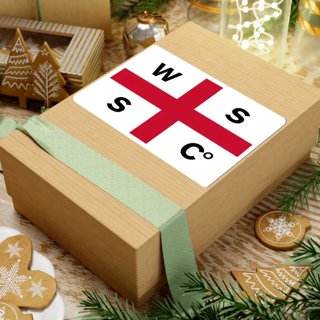 House flag of the Waterford Steamship Company (Ireland) STICKER Vinyl Kiss-Cut Decal - The Sticker Space