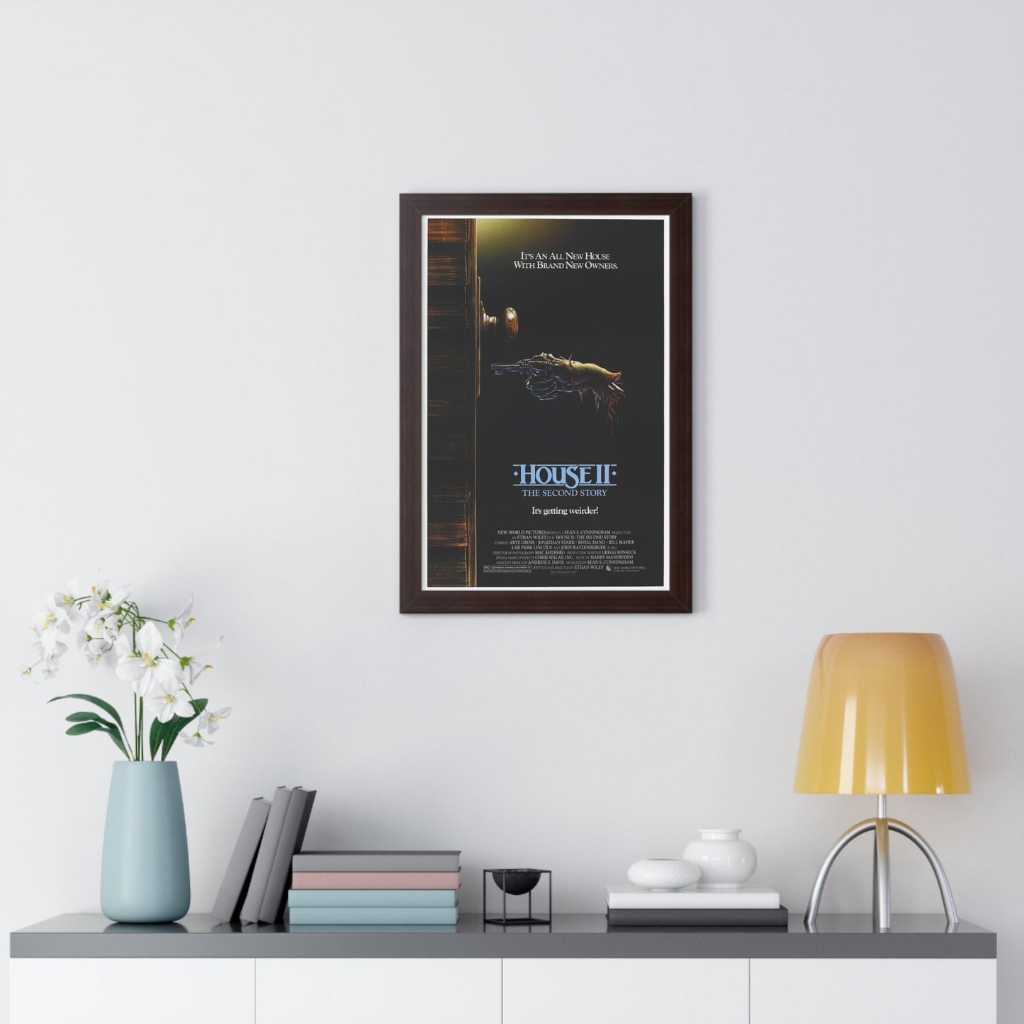 HOUSE II 1987 - Framed Movie Poster-The Sticker Space