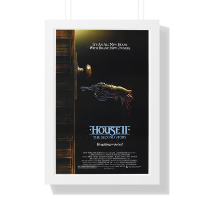 HOUSE II 1987 - Framed Movie Poster-16″ x 24″-The Sticker Space