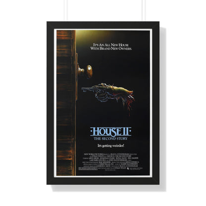 HOUSE II 1987 - Framed Movie Poster-20" x 30"-The Sticker Space