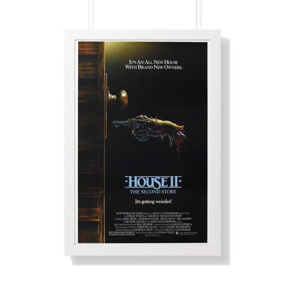 HOUSE II 1987 - Framed Movie Poster-20" x 30"-The Sticker Space