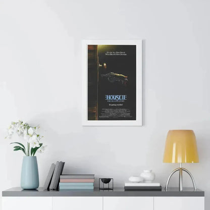 HOUSE II 1987 - Framed Movie Poster - The Sticker Space