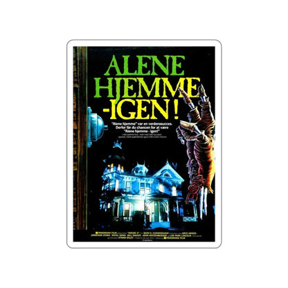 HOUSE II THE SECOND STORY (DANISH) 1987 Movie Poster STICKER Vinyl Die-Cut Decal 4 Inch - The Sticker Space