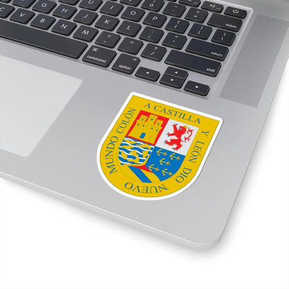 House of Colon COA 3 (Costa Rica) (Coat of Arms) STICKER Vinyl Kiss-Cut Decal - The Sticker Space