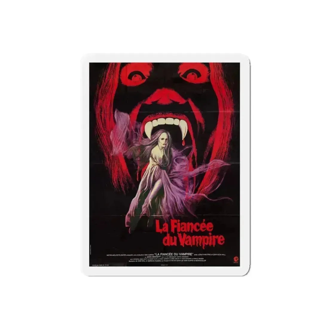 HOUSE OF DARK SHADOWS 1970 Movie Poster - Refrigerator Magnet 5 Inch Die-Cut - The Sticker Space