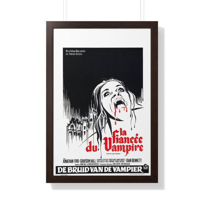 HOUSE OF DARK SHADOWS (BELGIAN) 1970 - Framed Movie Poster-20" x 30"-The Sticker Space