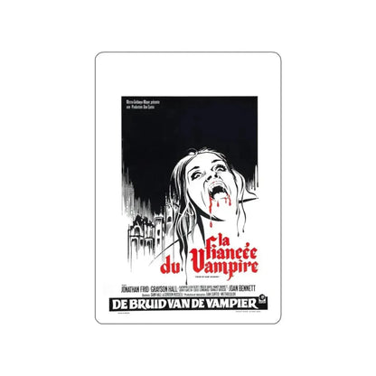 HOUSE OF DARK SHADOWS (BELGIAN) 1970 Movie Poster STICKER Vinyl Die-Cut Decal - The Sticker Space