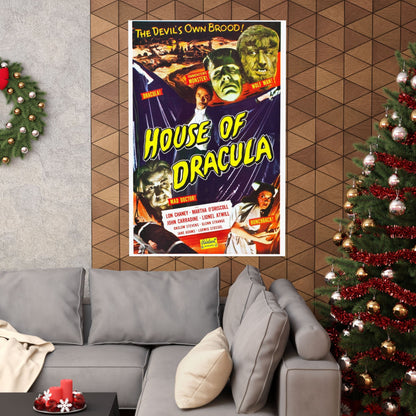 HOUSE OF DRACULA (2) 1945 - Paper Movie Poster-The Sticker Space