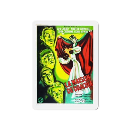 HOUSE OF DRACULA (FRENCH) 1945 Movie Poster - Refrigerator Magnet-4" x 4"-The Sticker Space