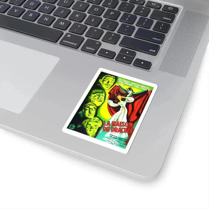 HOUSE OF DRACULA (FRENCH) 1945 Movie Poster - STICKER Vinyl Kiss-Cut Decal - The Sticker Space
