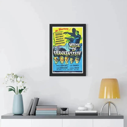 HOUSE OF FRANKENSTEIN 1944 - Framed Movie Poster - The Sticker Space