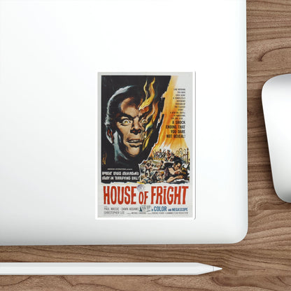 HOUSE OF FRIGHT (THE TWO FACES OF DR. JEKYLL) 1960 Movie Poster STICKER Vinyl Die-Cut Decal-The Sticker Space