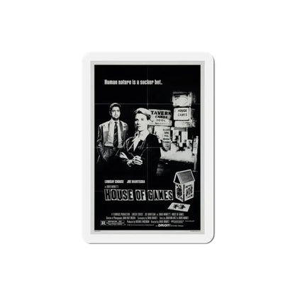 House of Games 1987 Movie Poster Refrigerator Magnet 2 Inch - The Sticker Space