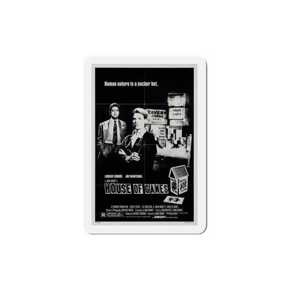 House of Games 1987 Movie Poster Refrigerator Magnet 3 Inch - The Sticker Space