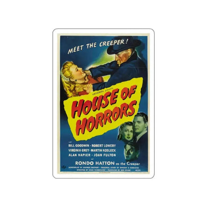 HOUSE OF HORRORS 1946 Movie Poster STICKER Vinyl Die-Cut Decal 3 Inch - The Sticker Space