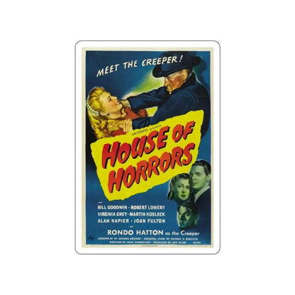 HOUSE OF HORRORS 1946 Movie Poster STICKER Vinyl Die-Cut Decal 6 Inch - The Sticker Space