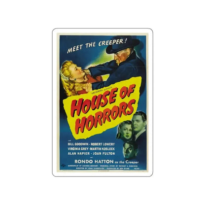 HOUSE OF HORRORS 1946 Movie Poster STICKER Vinyl Die-Cut Decal - The Sticker Space