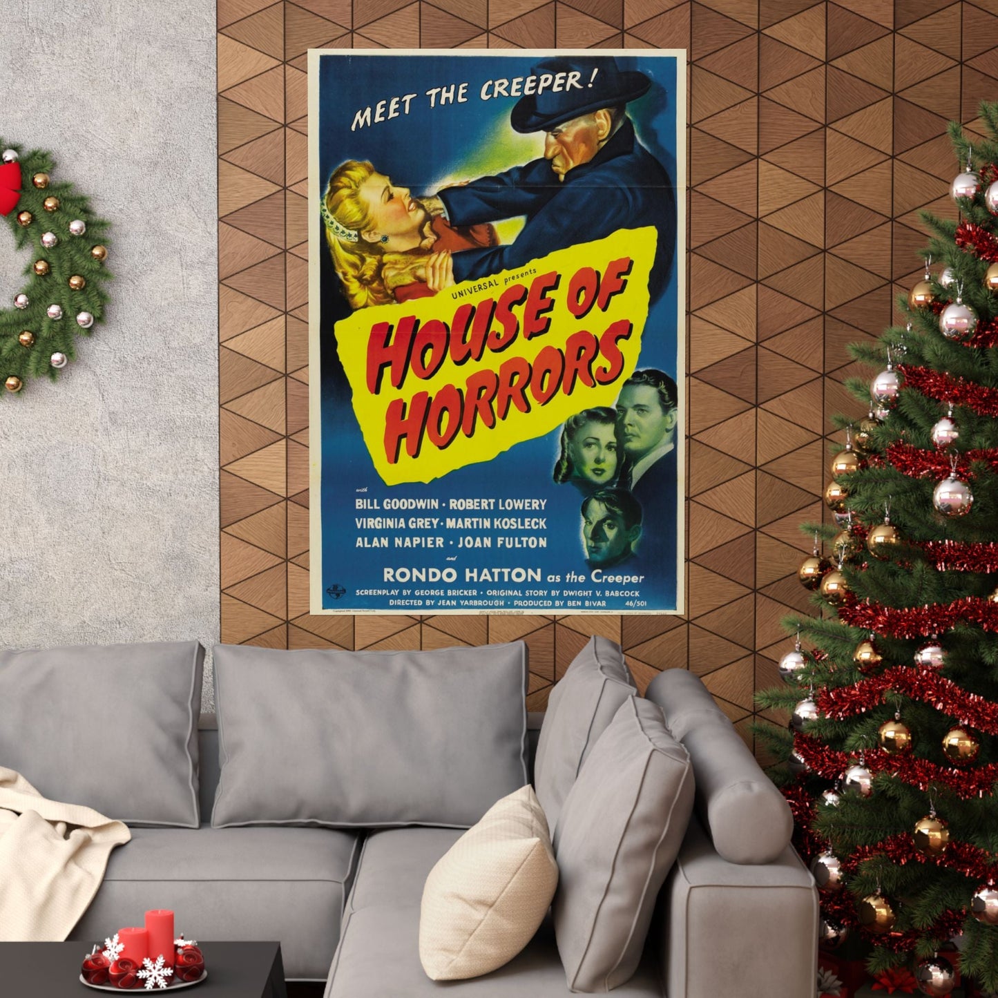 HOUSE OF HORRORS 1946 - Paper Movie Poster-The Sticker Space