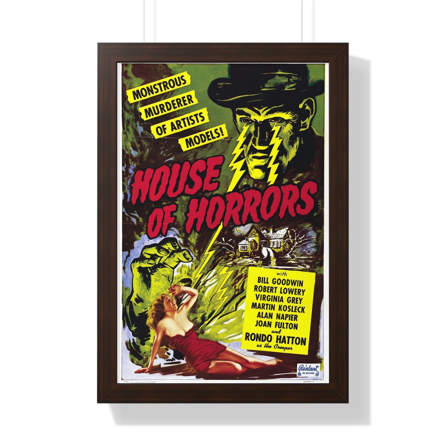 HOUSE OF HORRORS (2) 1946 - Framed Movie Poster-16″ x 24″-The Sticker Space