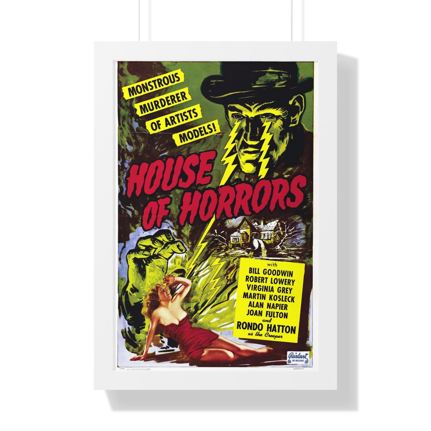 HOUSE OF HORRORS (2) 1946 - Framed Movie Poster-16″ x 24″-The Sticker Space