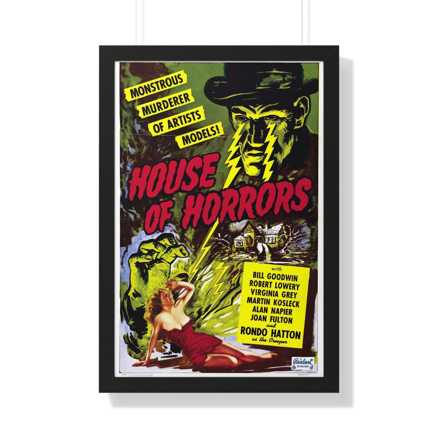 HOUSE OF HORRORS (2) 1946 - Framed Movie Poster-20" x 30"-The Sticker Space