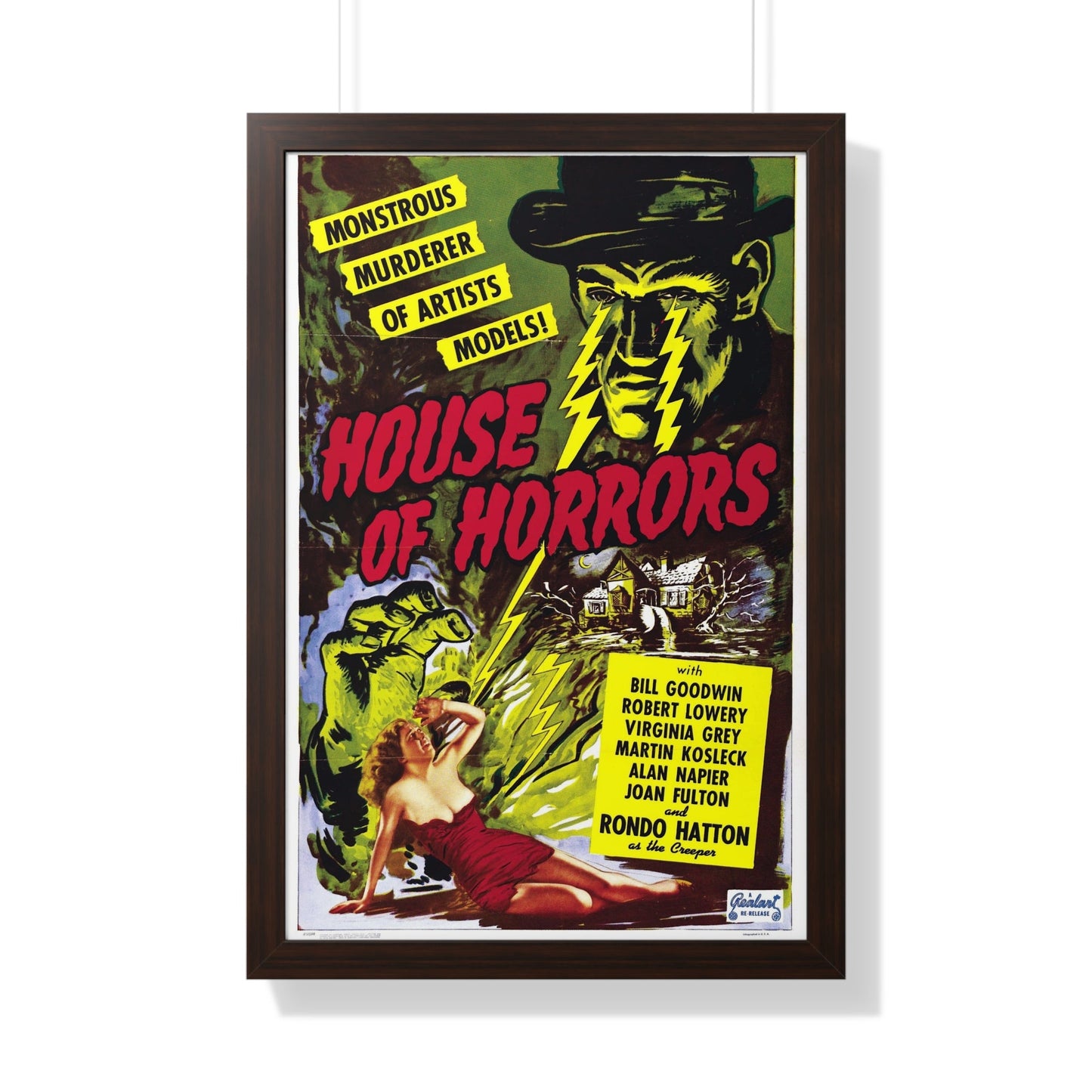 HOUSE OF HORRORS (2) 1946 - Framed Movie Poster-20" x 30"-The Sticker Space