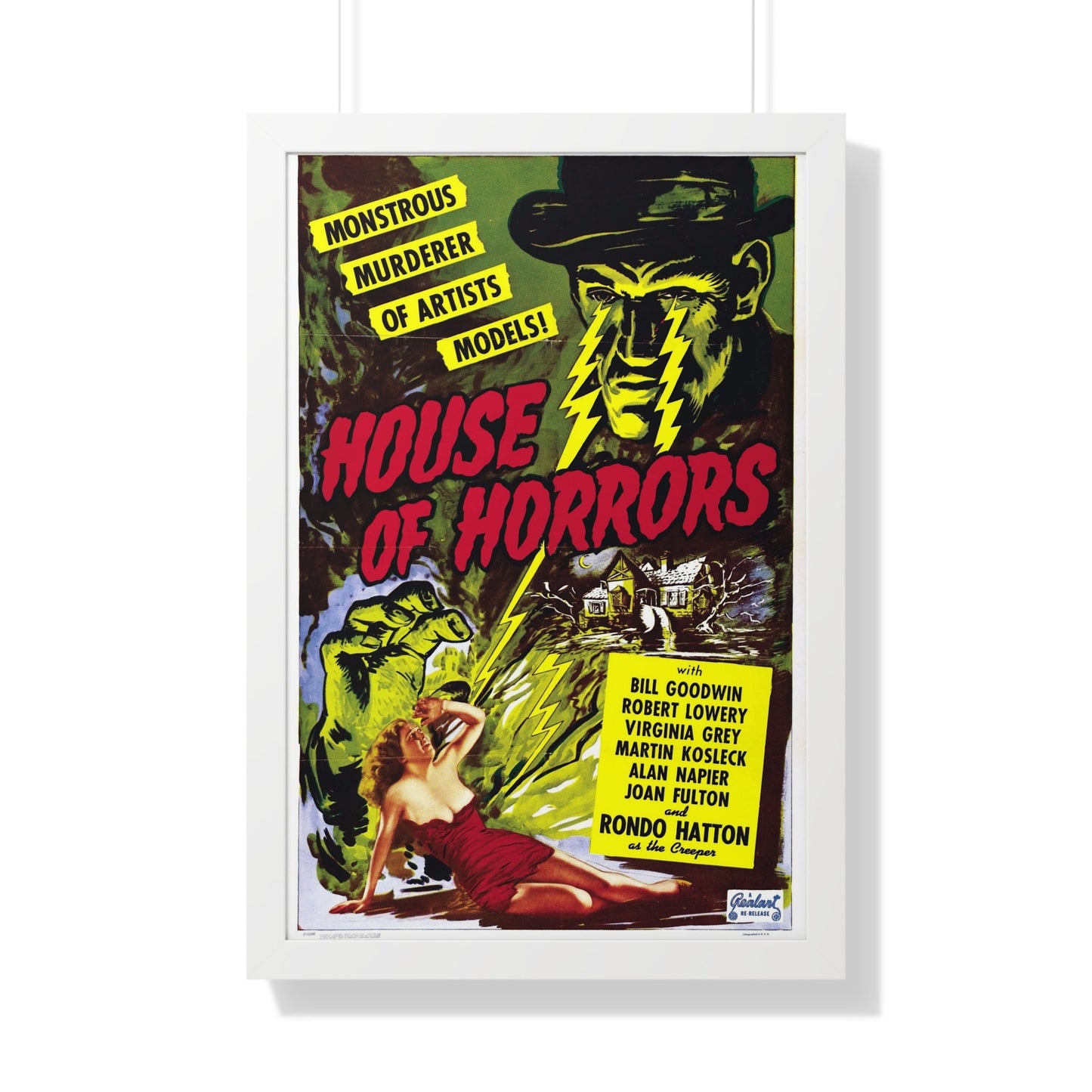 HOUSE OF HORRORS (2) 1946 - Framed Movie Poster-20" x 30"-The Sticker Space