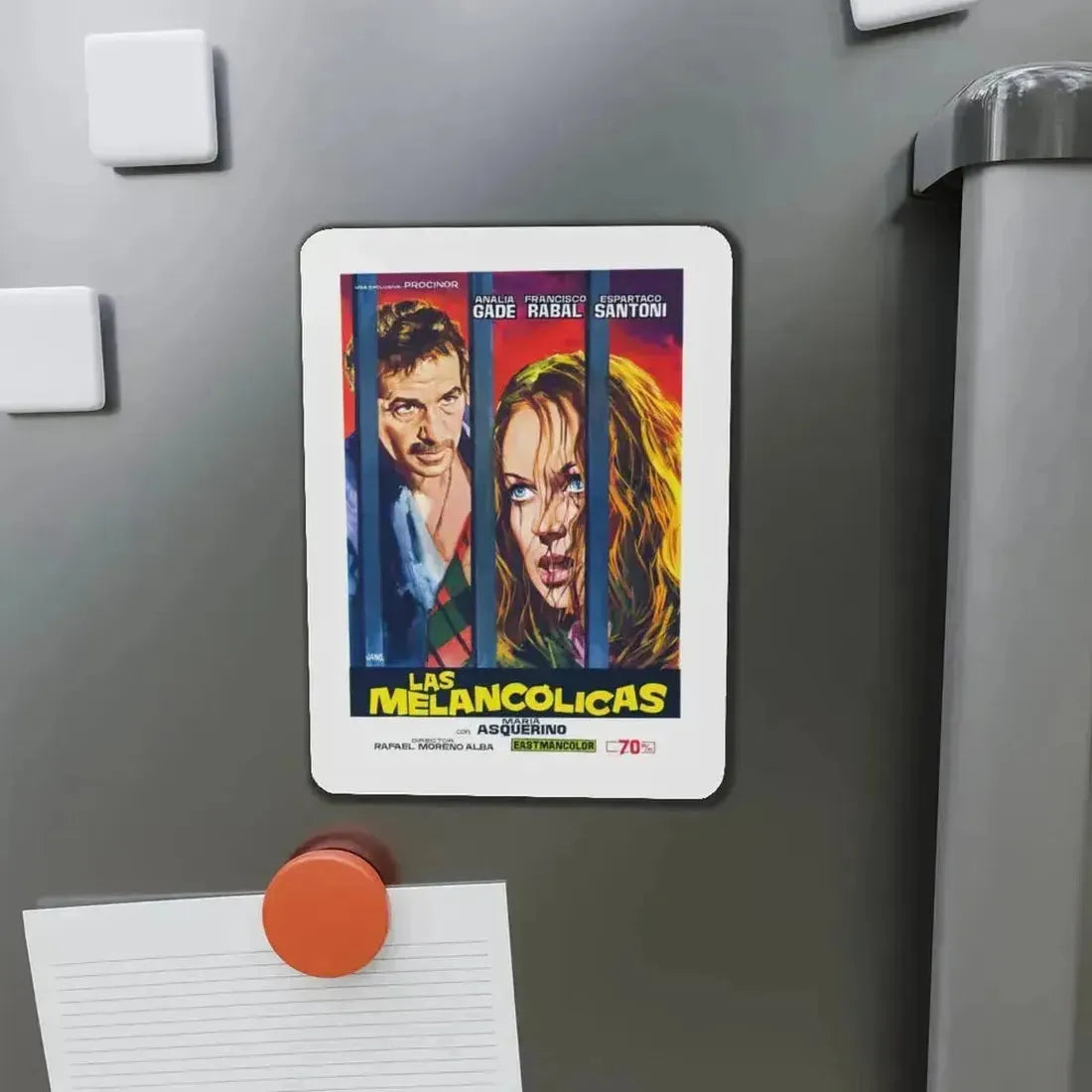 HOUSE OF INSANE WOMEN 1971 Movie Poster - Refrigerator Magnet - The Sticker Space