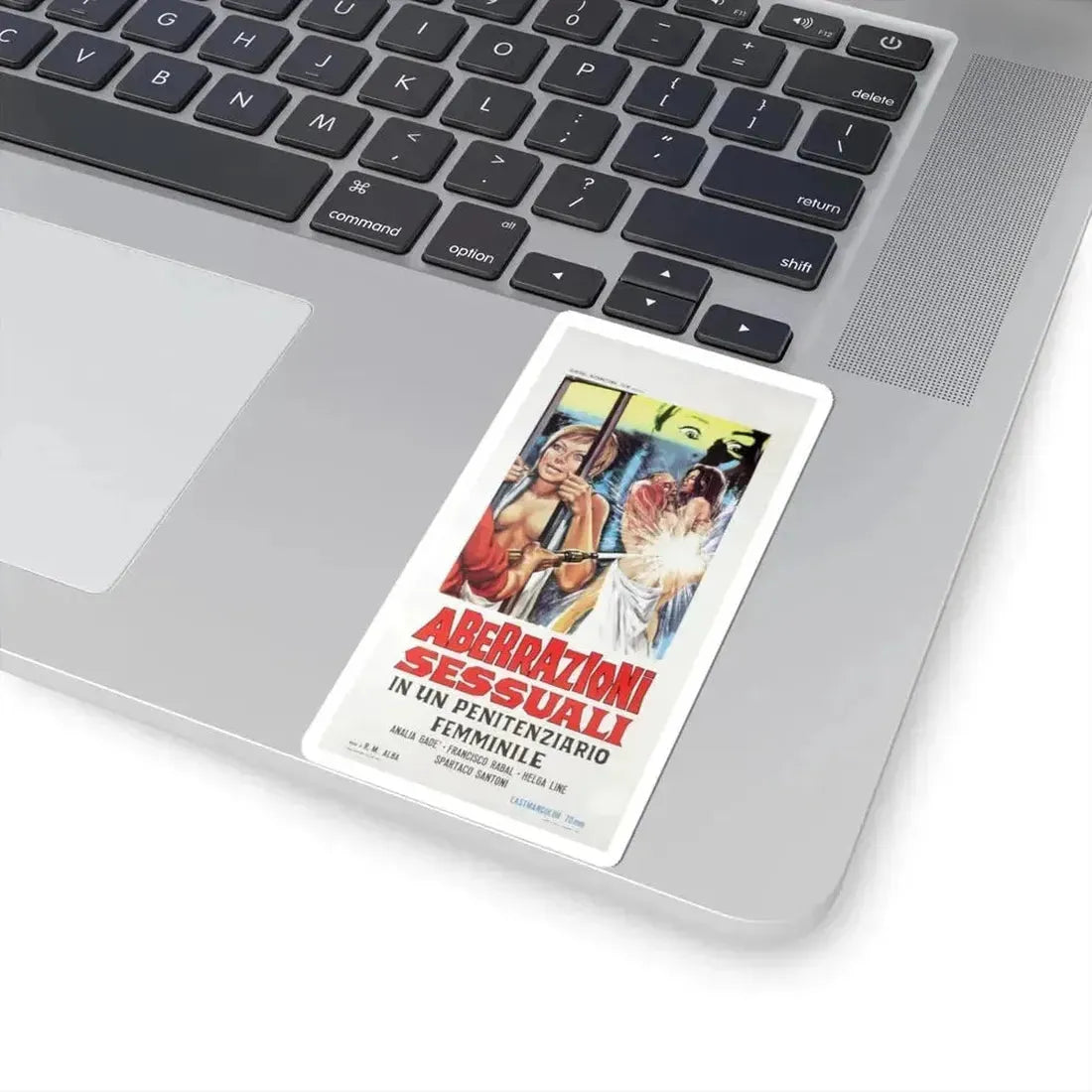 HOUSE OF INSANE WOMEN (ITALIAN) 1971 Movie Poster - STICKER Vinyl Kiss-Cut Decal - The Sticker Space