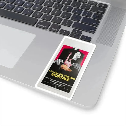 HOUSE OF MORTAL SIN (ITALIAN) 1976 Movie Poster - STICKER Vinyl Kiss-Cut Decal - The Sticker Space