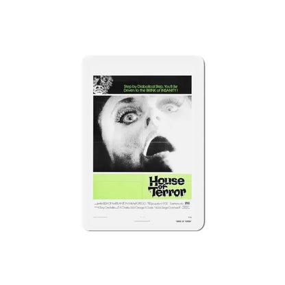 House of Terror 1975 Movie Poster Refrigerator Magnet - The Sticker Space