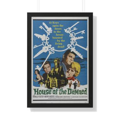 HOUSE OF THE DAMNED 1963 - Framed Movie Poster-20" x 30"-The Sticker Space