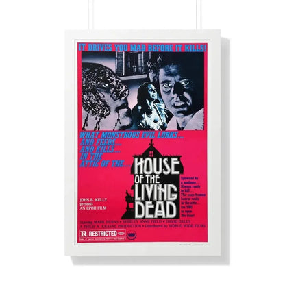 HOUSE OF THE LIVING DEAD 1976 - Framed Movie Poster - The Sticker Space