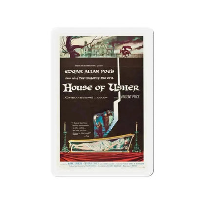 HOUSE OF USHER 1960 Movie Poster - Refrigerator Magnet - The Sticker Space