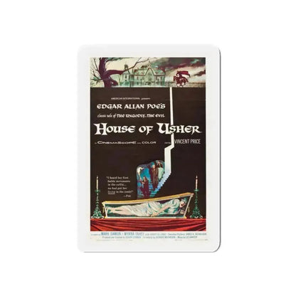 HOUSE OF USHER 1960 Movie Poster - Refrigerator Magnet - The Sticker Space