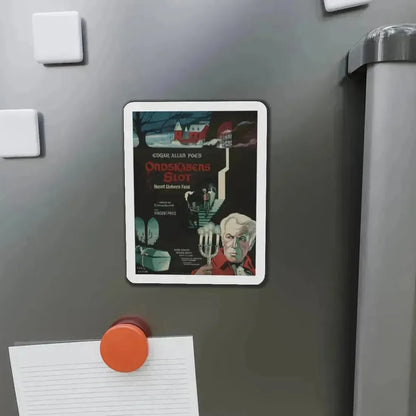 HOUSE OF USHER (DANISH) 1960 Movie Poster - Refrigerator Magnet - The Sticker Space