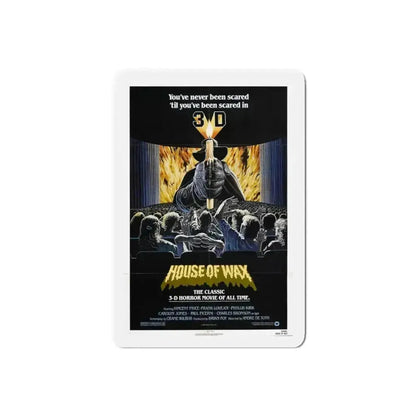 HOUSE OF WAX 1953 Movie Poster - Refrigerator Magnet - The Sticker Space