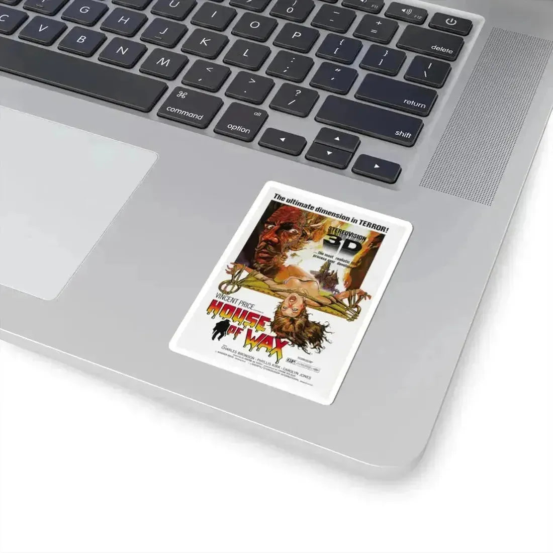 House of Wax 1953 Movie Poster - STICKER Vinyl Kiss-Cut Decal - The Sticker Space