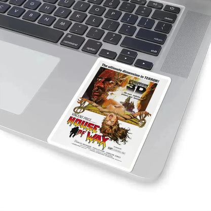 House of Wax 1953 Movie Poster - STICKER Vinyl Kiss-Cut Decal - The Sticker Space