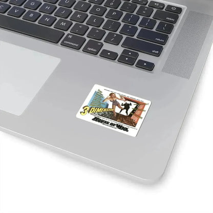 House of Wax 1953 v2 Movie Poster - STICKER Vinyl Kiss-Cut Decal - The Sticker Space